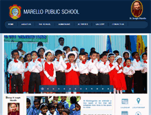 Tablet Screenshot of marellopublicschool.com